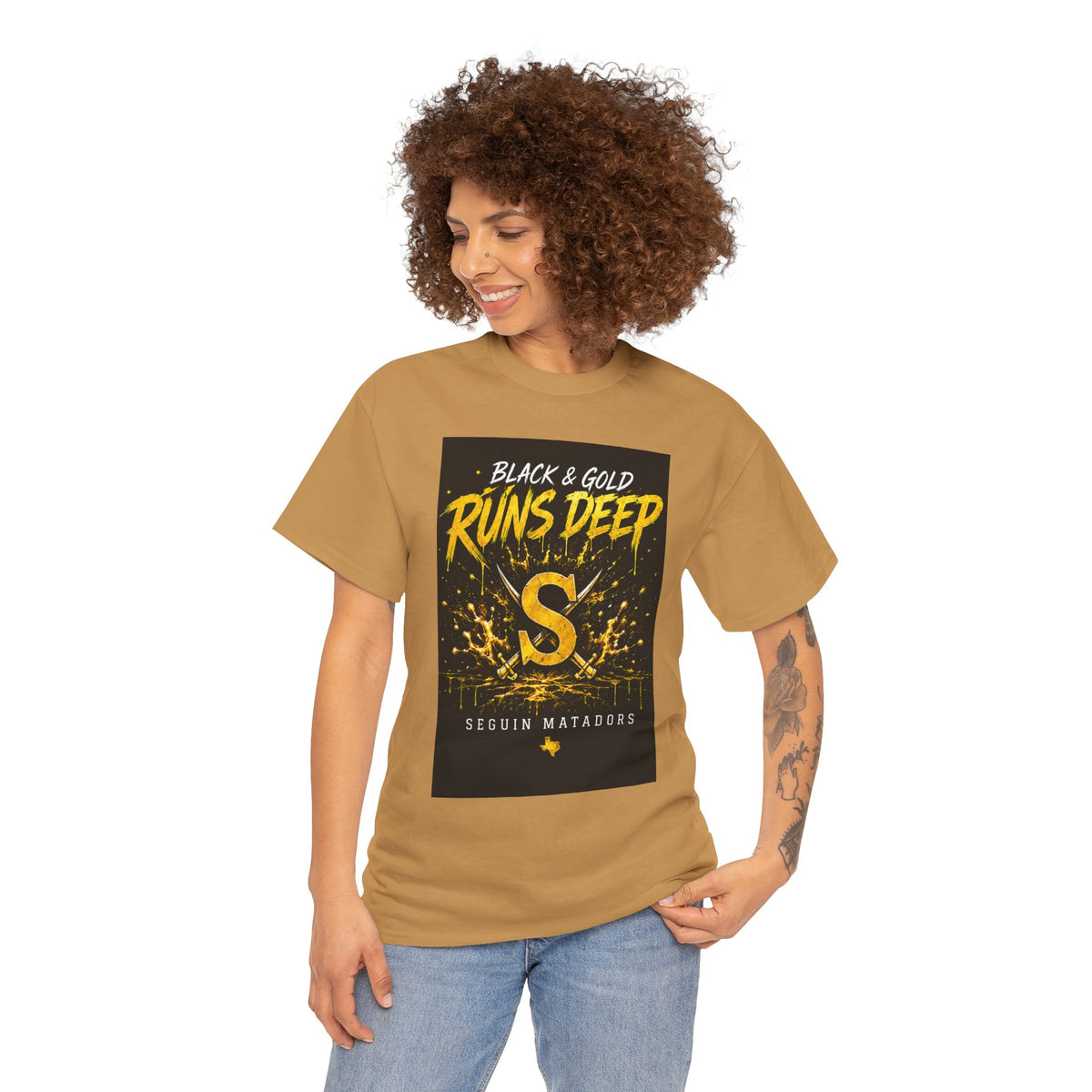 Seguin Matadors 'Black & Gold Runs Deep' T-Shirt