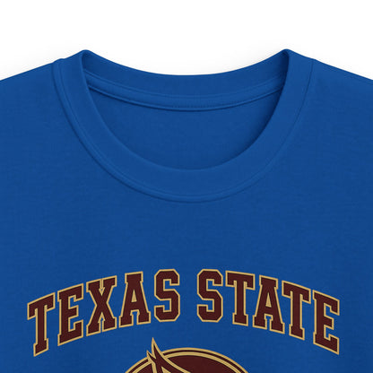 Texas State Bobcats Kids T-Shirt — Retro 1899 College Mascot Tee