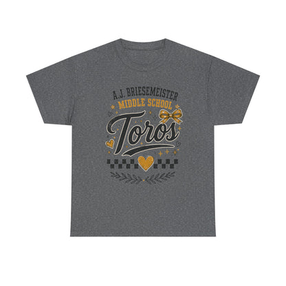 Toros Middle School Tee — L.J. Briesemaster School Spirit Shirt