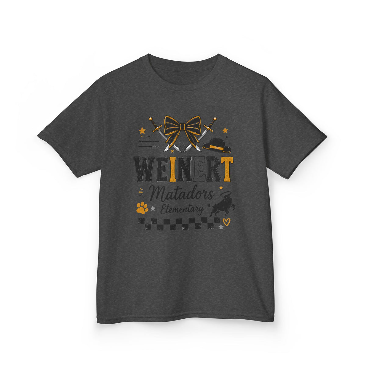 Matadors Elementary Kids T‑Shirt – 'Weinert' School Spirit Tee