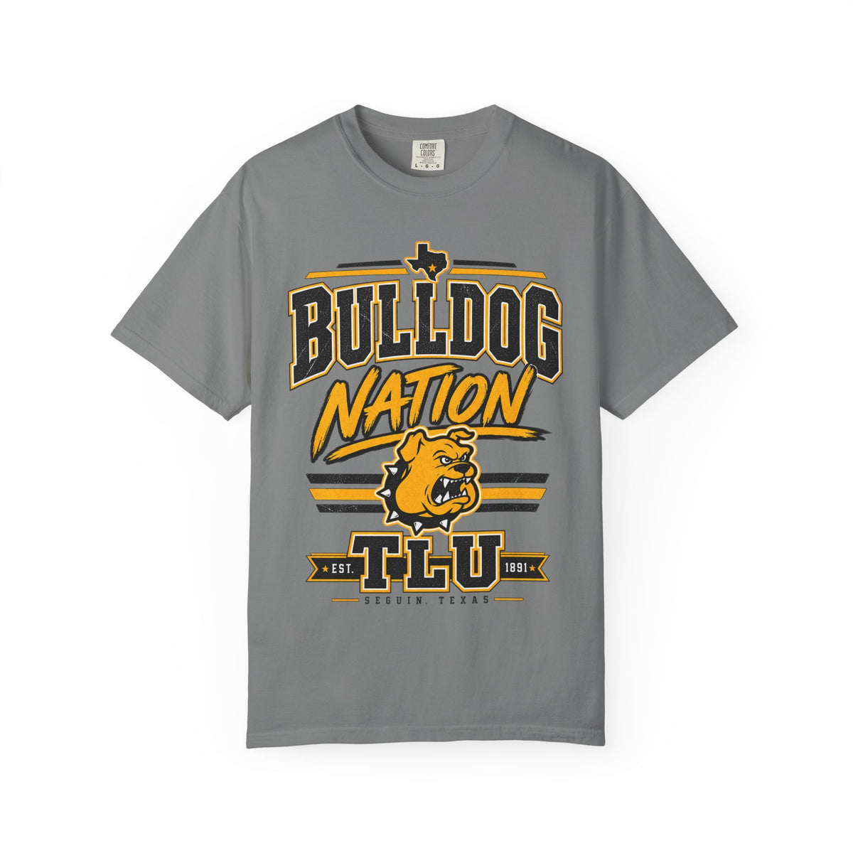 Bulldog Nation T-Shirt — TLU Mascot College Tee