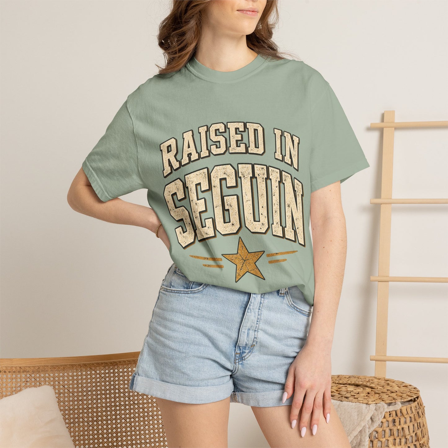 Raised in Seguin T-Shirt — Vintage Texas Pride Tee