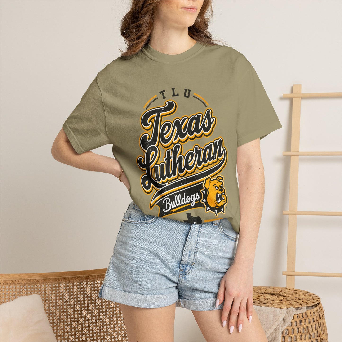 Texas Lutheran Bulldogs Vintage Script T-Shirt