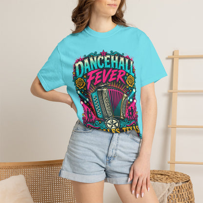 Dancehall Fever Accordion T-Shirt — Gonzales, Texas Friday Night Two-Step