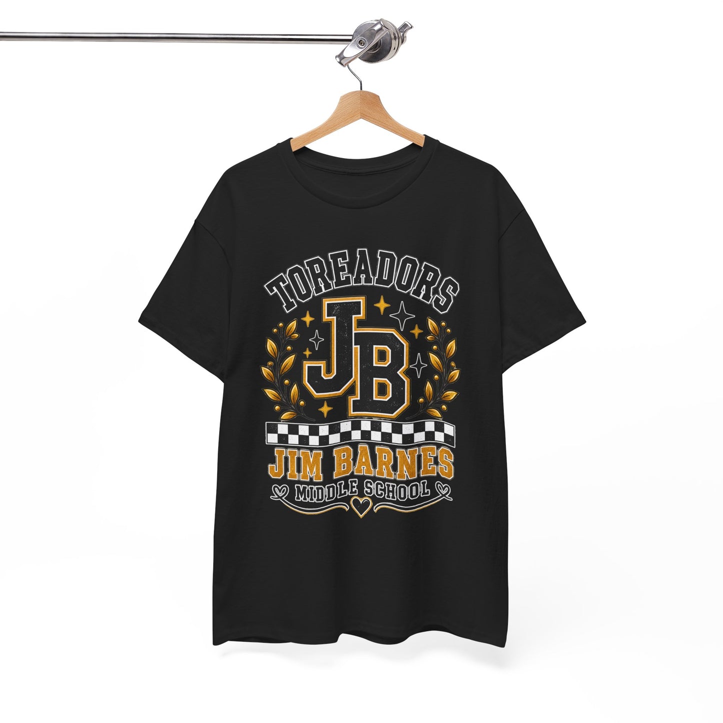 Toreadors JB Jim Barnes Middle School Tee — School Spirit Graphic T-Shirt