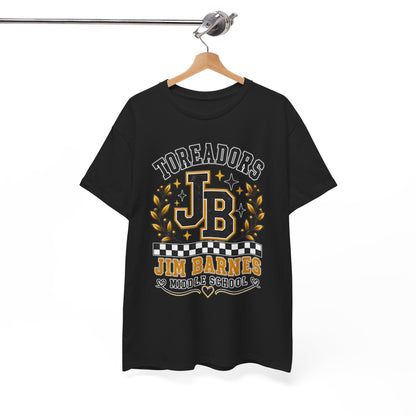 Toreadors JB Jim Barnes Middle School Tee — School Spirit Graphic T-Shirt