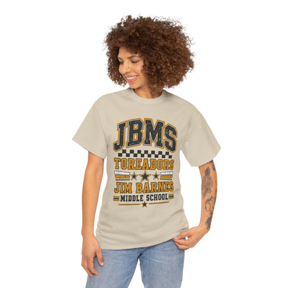 Jim Barnes Middle School Toreadors Tee — JBMS School Spirit T-Shirt