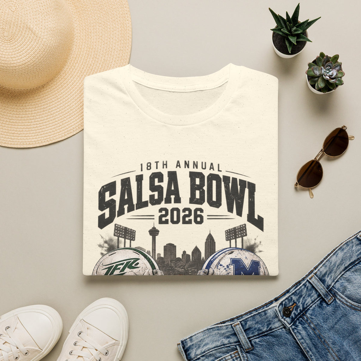 Salsa Bowl 2026 T-Shirt — 18th Annual Game Day Tee