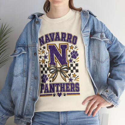Navarro Panthers N Cheer T-Shirt — School Spirit Cheerleader Tee