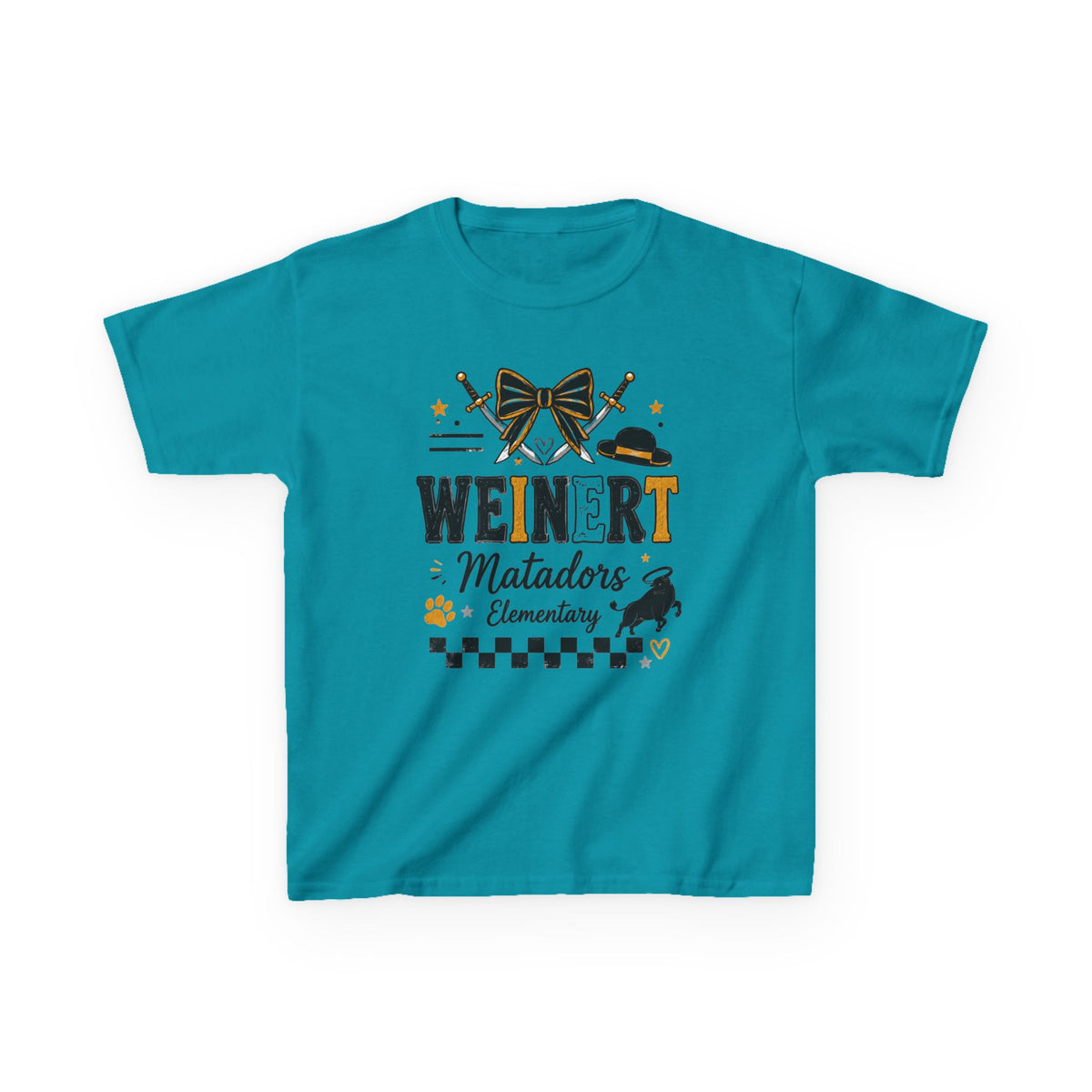 Matadors Elementary Kids T‑Shirt – 'Weinert' School Spirit Tee