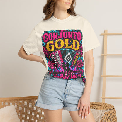 Conjunto Gold Friday Night Two-Step Graphic T-Shirt