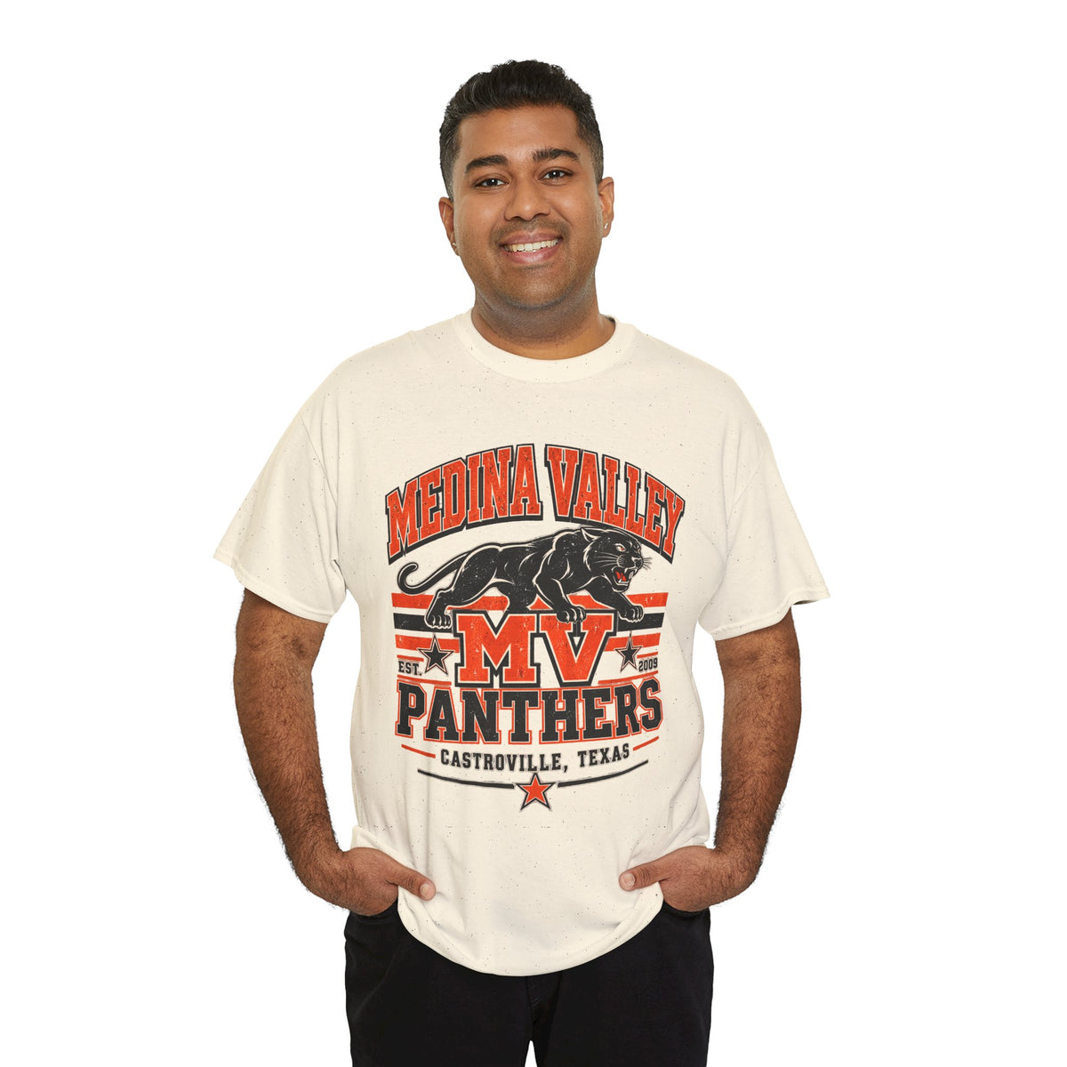 Medina Valley Panthers MV Castrovile Texas T-Shirt