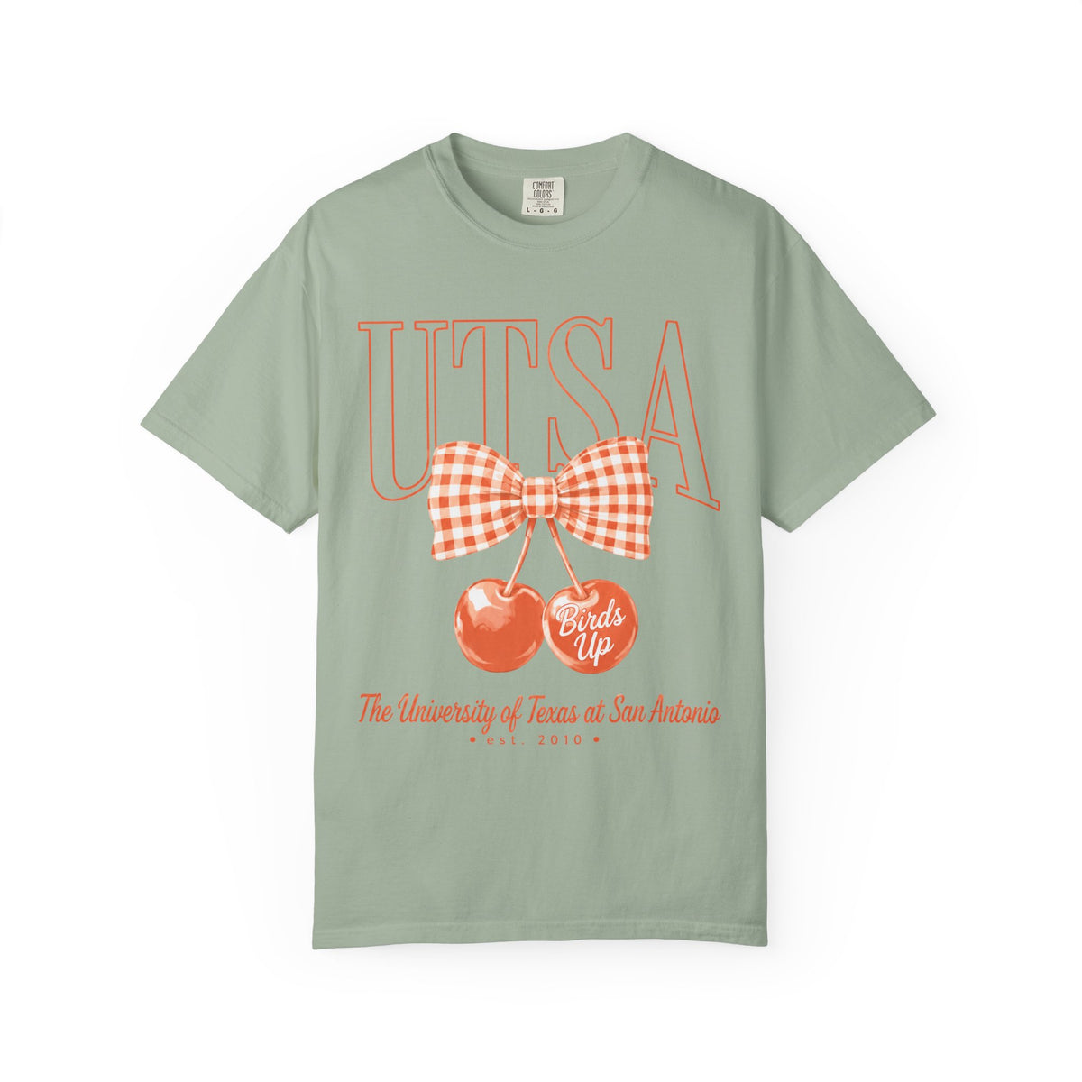 UTSA Cherries Graphic T-Shirt — "Birds Up" University of Texas San Antonio Tee