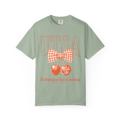 UTSA Cherries Graphic T-Shirt — "Birds Up" University of Texas San Antonio Tee