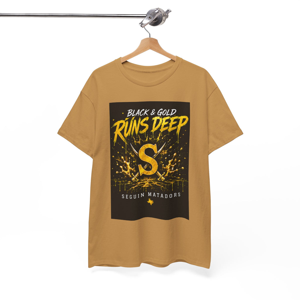 Seguin Matadors 'Black & Gold Runs Deep' T-Shirt