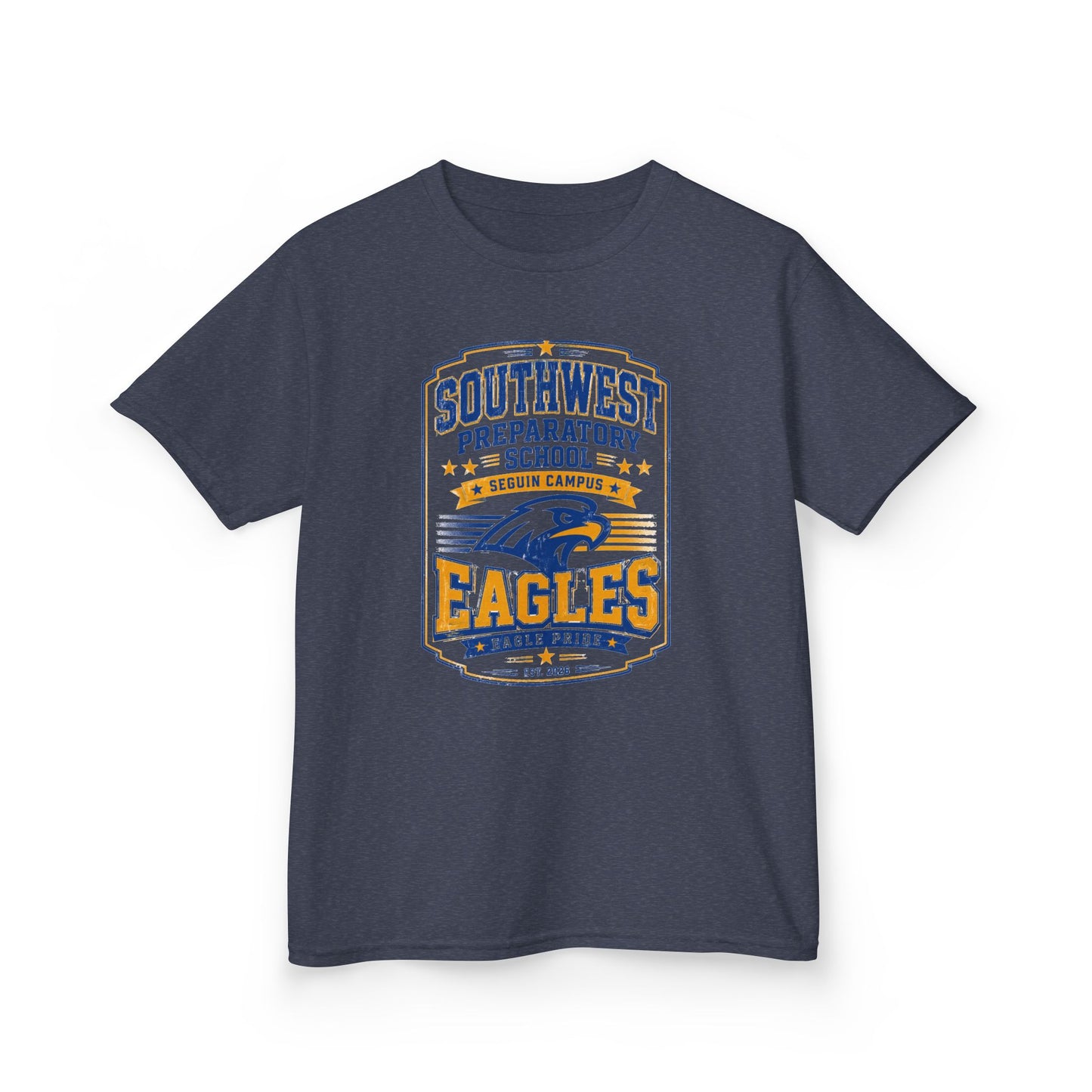 Kids T-Shirt — Southwest Preparatory School Eagles Mascot Tee
