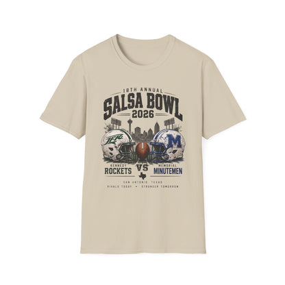 Salsa Bowl 2026 T-Shirt — 18th Annual Game Day Tee