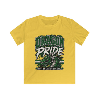Dragon Pride Kids T-Shirt — Southwest High School Mascot Tee