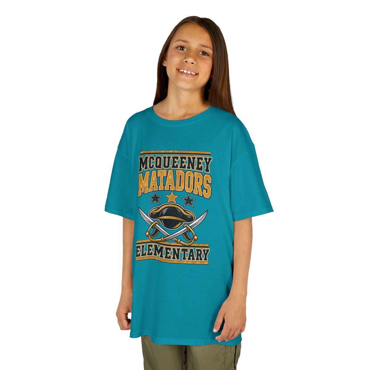McQueeney Matadors Elementary Kids T-Shirt – School Spirit Tee