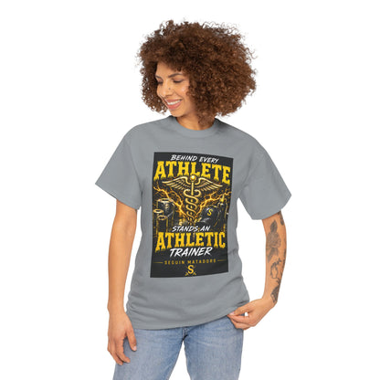 Athletic Trainer T‑Shirt — "Behind Every Athlete Stands an Athletic Trainer" Motivational Tee