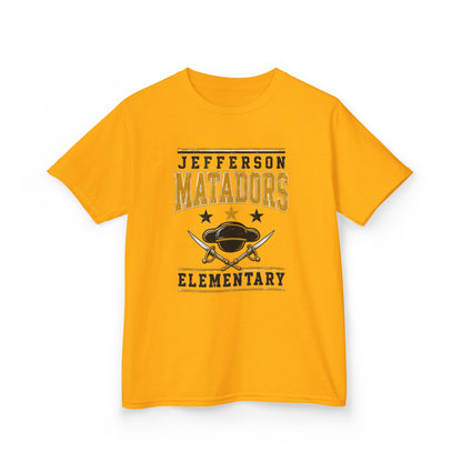 Jefferson Matadors Elementary Kids T-Shirt — School Spirit Tee