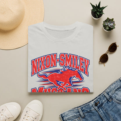 Mustang Dad T‑Shirt — Nixon‑Smiley High School Spirit Tee