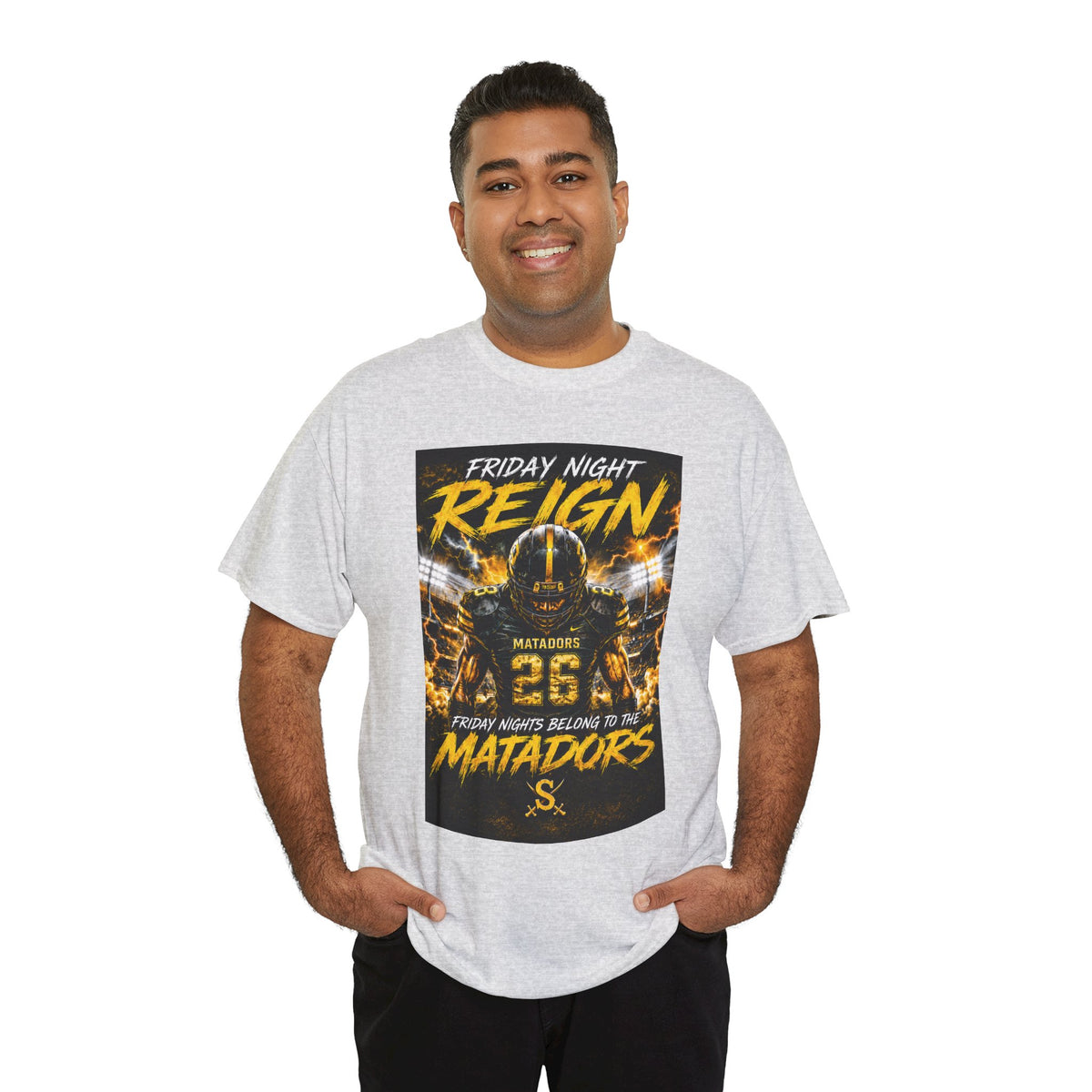 Friday Night Reign Matadors Football T‑Shirt — Team Spirit Game Day Tee