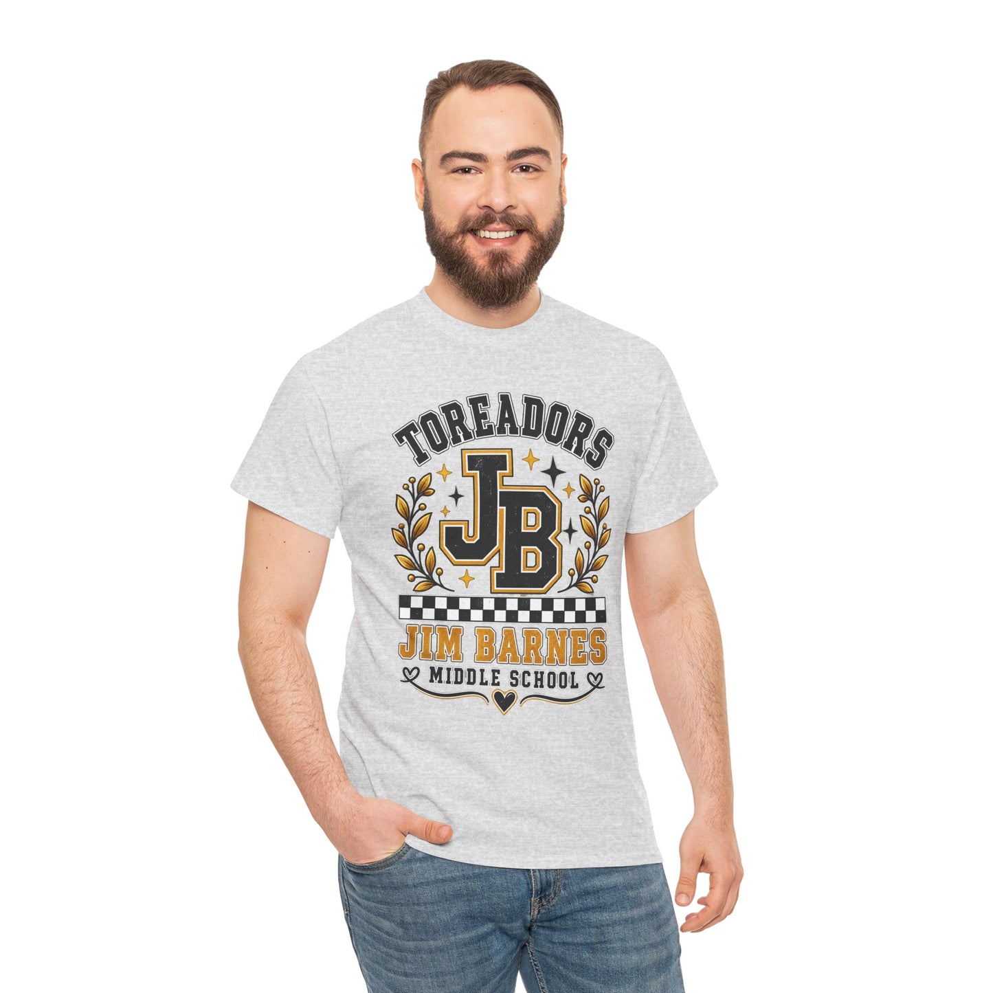 Toreadors JB Jim Barnes Middle School Tee — School Spirit Graphic T-Shirt