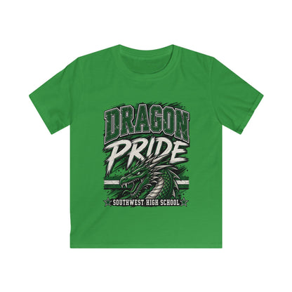Dragon Pride Kids T-Shirt — Southwest High School Mascot Tee