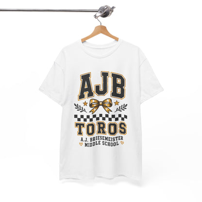 AJB Toros Middle School T-Shirt — AJ Bresemeister School Spirit Tee