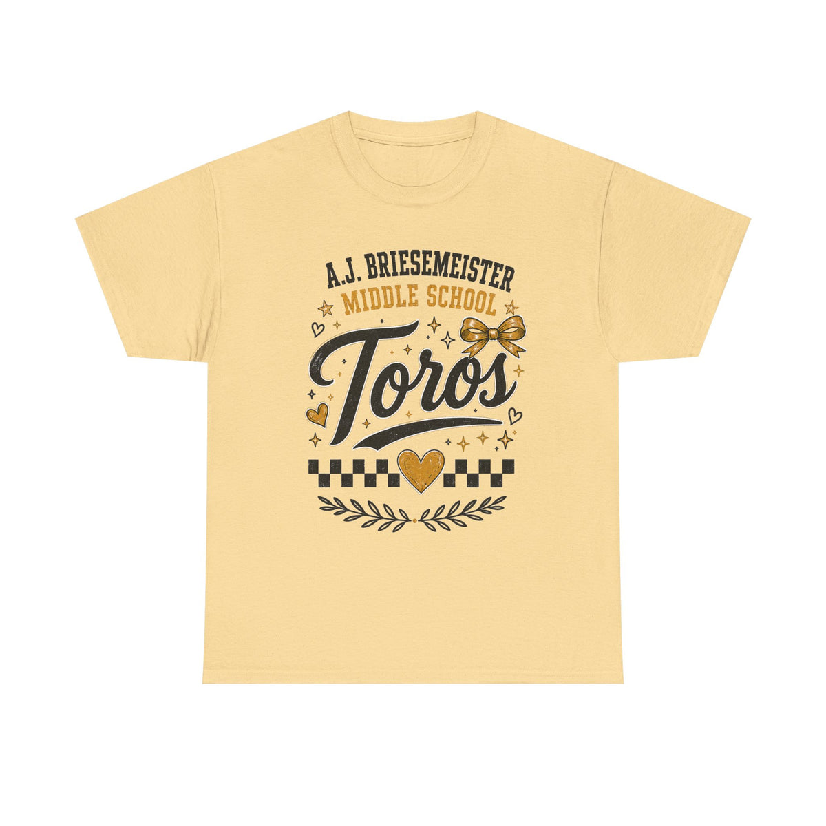 Toros Middle School Tee — L.J. Briesemaster School Spirit Shirt