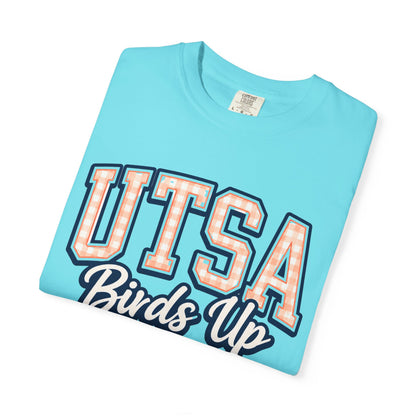 UTSA Birds Up T-Shirt — San Antonio Orange Garment-Dyed Tee
