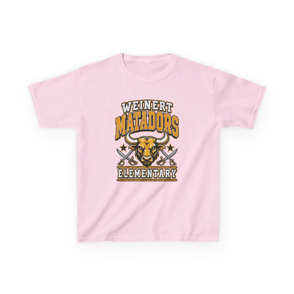 Weinert Matadors Elementary Kids T-Shirt — School Mascot Tee