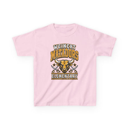 Weinert Matadors Elementary Kids T-Shirt — School Mascot Tee