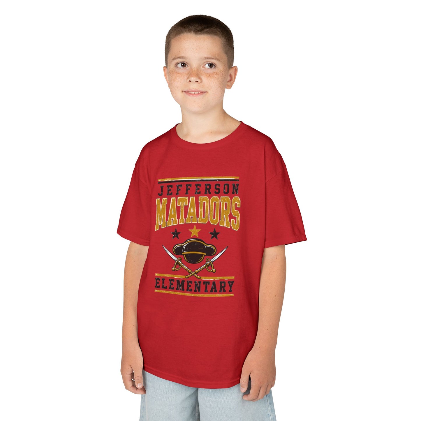 Jefferson Matadors Elementary Kids T-Shirt — School Spirit Tee
