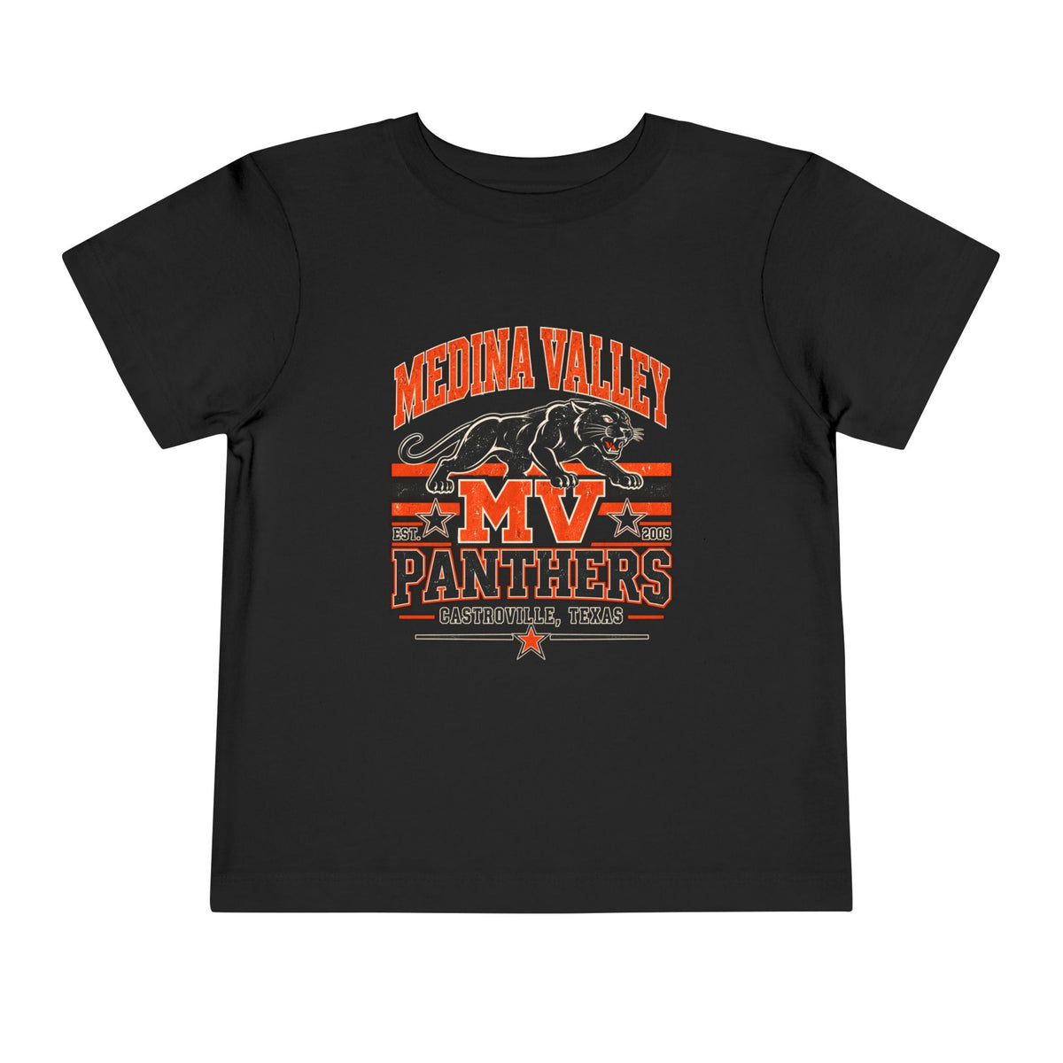 Toddler Tee — Medina Valley Panthers MV Football Team Shirt (Castroville, Texas)