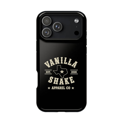 Black w/Ivory Logo lmpact-Resistant Phone Cases