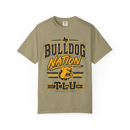 Bulldog Nation T-Shirt — TLU Mascot College Tee