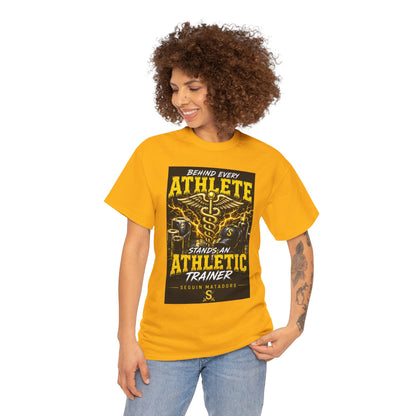 Athletic Trainer T‑Shirt — "Behind Every Athlete Stands an Athletic Trainer" Motivational Tee
