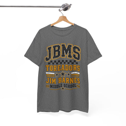 Jim Barnes Middle School Toreadors Tee — JBMS School Spirit T-Shirt