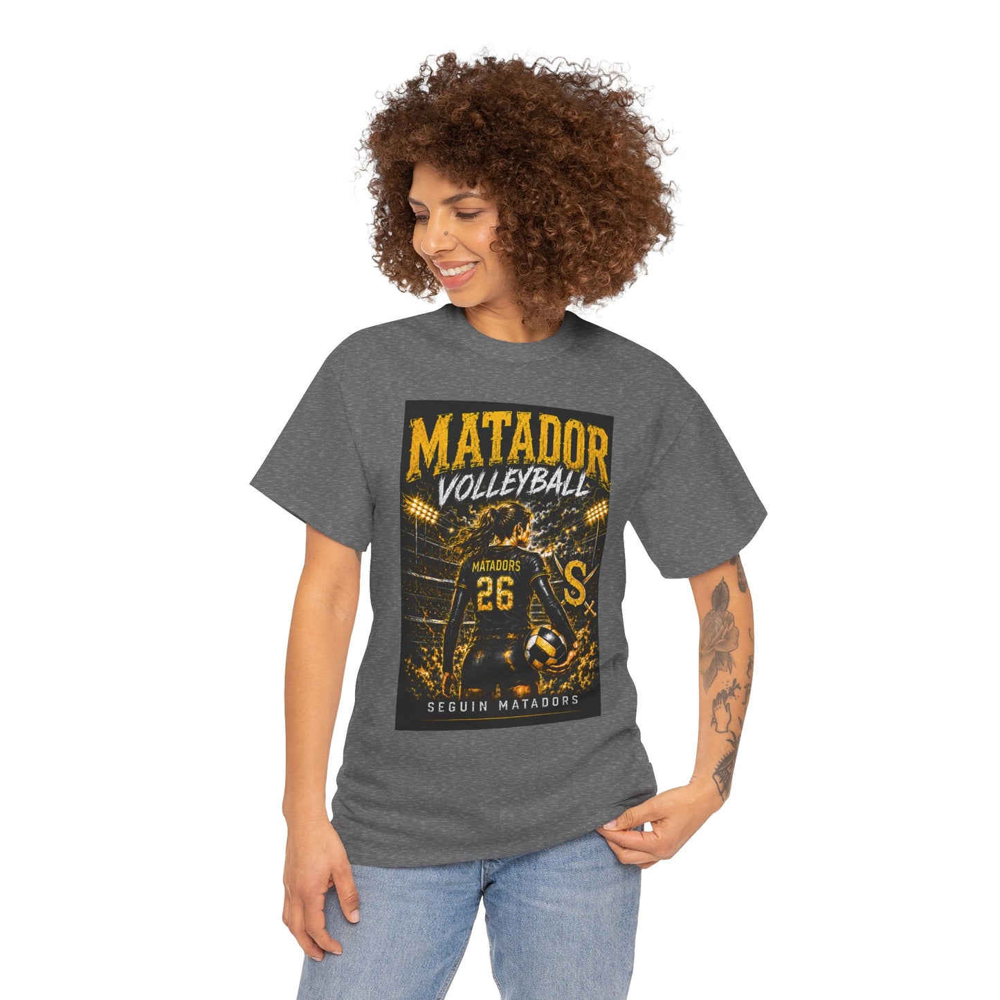 Matador Volleyball Team Tee — Sequoia Matadors Jersey Design