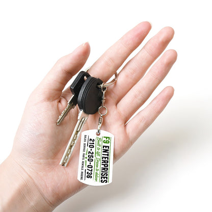 F9 Metal Keychain