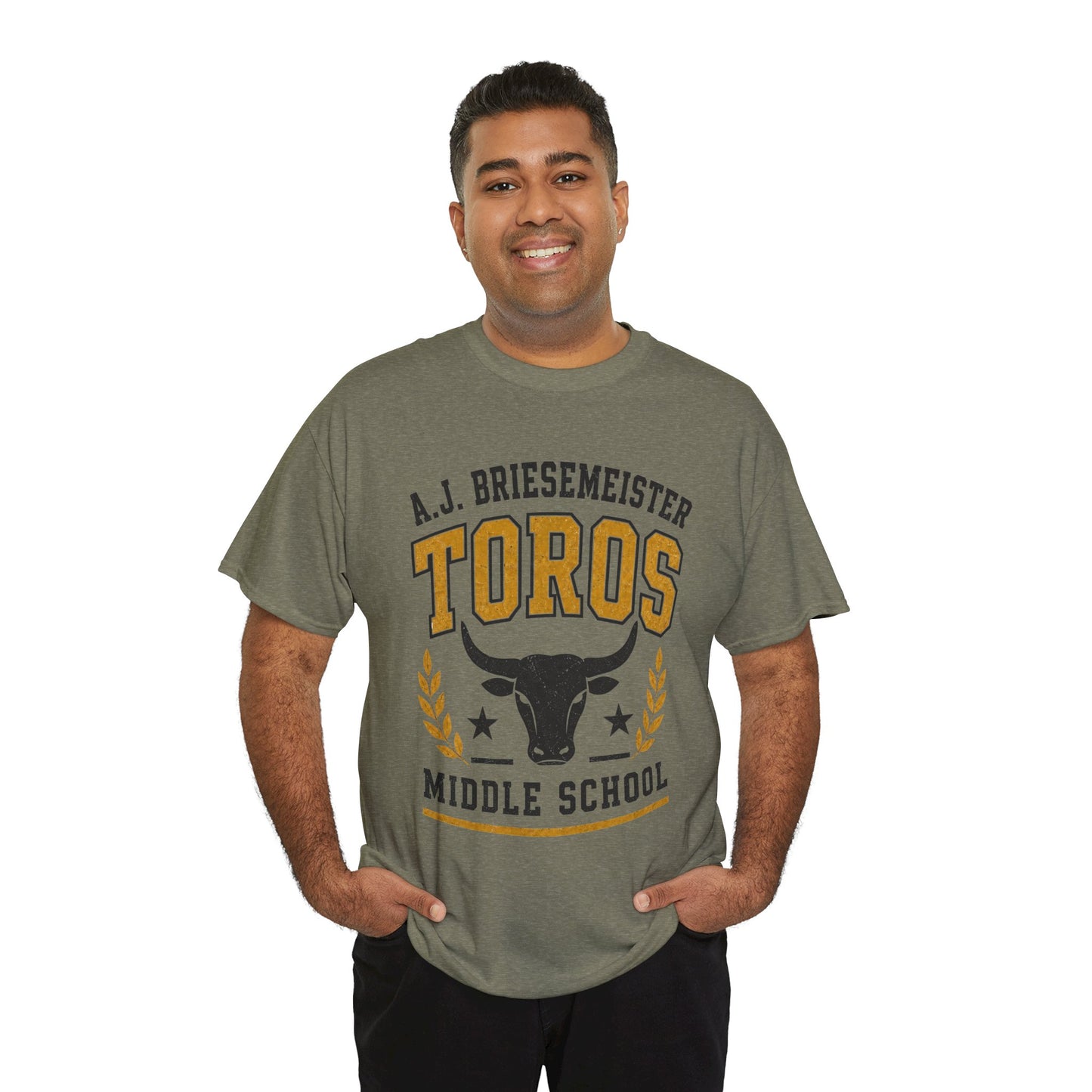Toros Middle School Tee — A.J. Briesemeister School Spirit T-Shirt