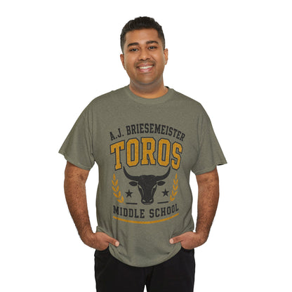 Toros Middle School Tee — A.J. Briesemeister School Spirit T-Shirt