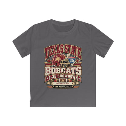 Texas State Bobcats Kids T‑Shirt — I-35 Showdown Football Tee (San Marcos, TX)