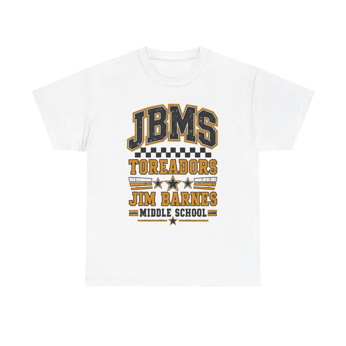 Jim Barnes Middle School Toreadors Tee — JBMS School Spirit T-Shirt