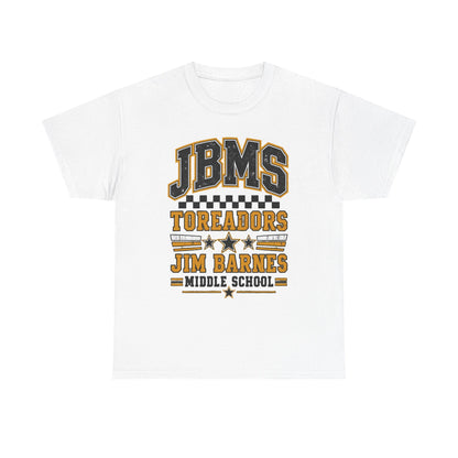 Jim Barnes Middle School Toreadors Tee — JBMS School Spirit T-Shirt