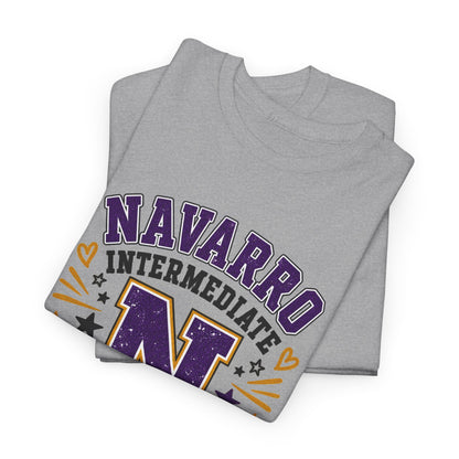 Navarro Intermediate Panthers T-Shirt — School Spirit Tee with 'N' Logo & Paw Prints