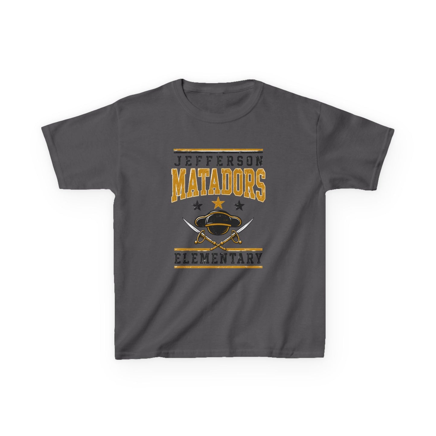 Jefferson Matadors Elementary Kids T-Shirt — School Spirit Tee