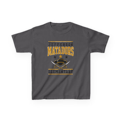 Jefferson Matadors Elementary Kids T-Shirt — School Spirit Tee